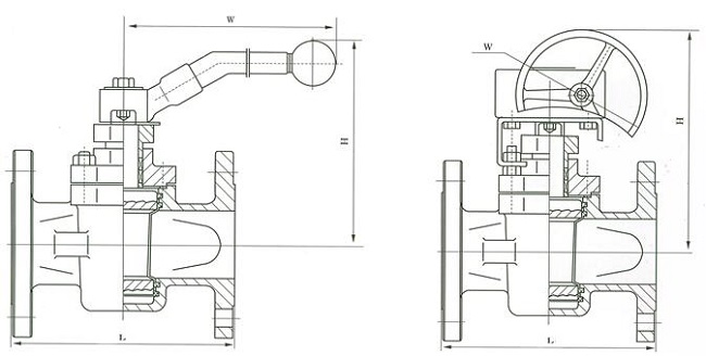 Sleeve Plug Valve Drawing